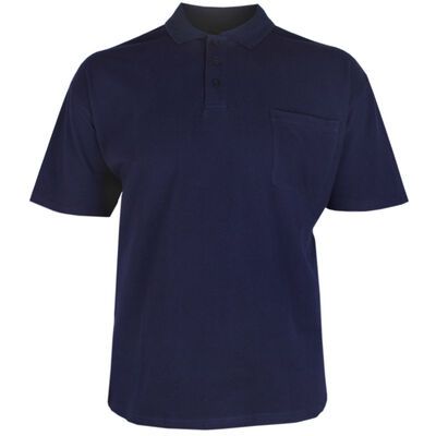 BRONCO PIQUE POLO SHIRT-big mens basics-KINGSIZE BIG & TALL