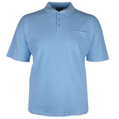 BRONCO PIQUE POLO SHIRT-big mens basics-KINGSIZE BIG & TALL