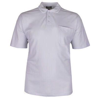 BRONCO PIQUE POLO SHIRT-big mens basics-KINGSIZE BIG & TALL