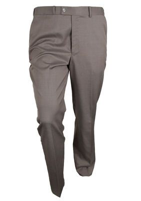 CITY CLUB POLY/WOOL FLAT FRONT TROUSER-big mens basics-KINGSIZE BIG & TALL