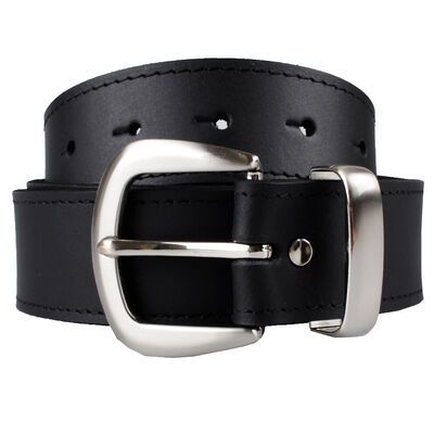 M&C AGENCIES 38MM PEWTER BUCKLE-belts-KINGSIZE BIG & TALL