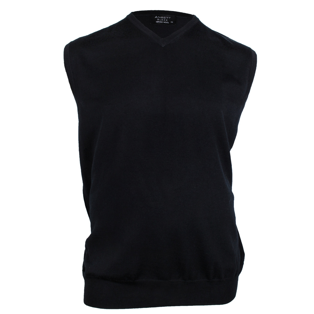 ANSETT MERINO V NECK VEST