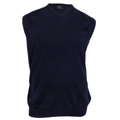 ANSETT MERINO V NECK VEST-new arrivals-KINGSIZE BIG & TALL