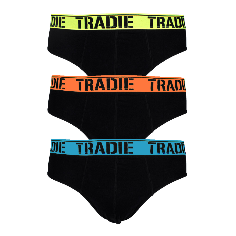 TRADIE 3 PACK HIPSTER BRIEF