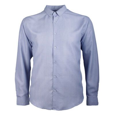 MAURIO GEOPRINT L/S SHIRT-sale clearance-KINGSIZE BIG & TALL