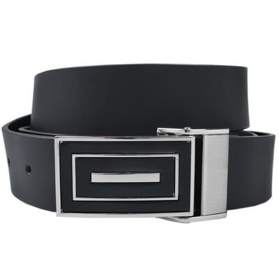 BUCKLE NICKEL BUCKLE BELT-belts-KINGSIZE BIG & TALL