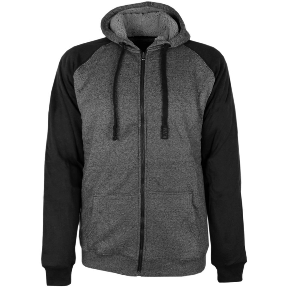 KAM RAGLAN SHERPA HOODY