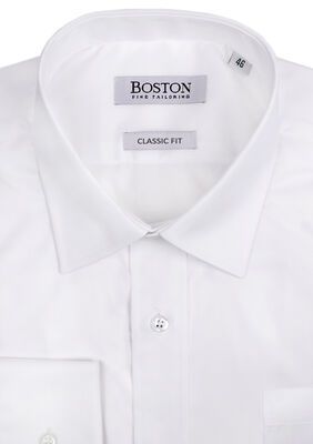 BOSTON 5WT EASY CARE L/S SHIRT-big mens basics-KINGSIZE BIG & TALL