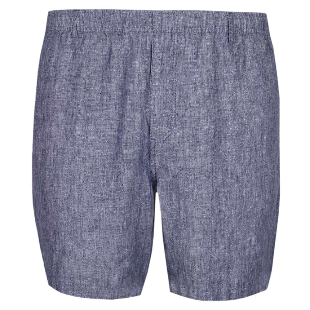 BACKBAY LINEN ELASTIC WAIST SHORTS