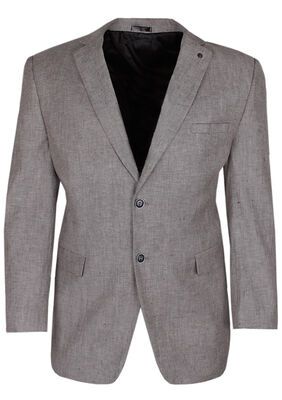 OLIVER FAWN LINEN SPORTSCOAT-sports coats-KINGSIZE BIG & TALL