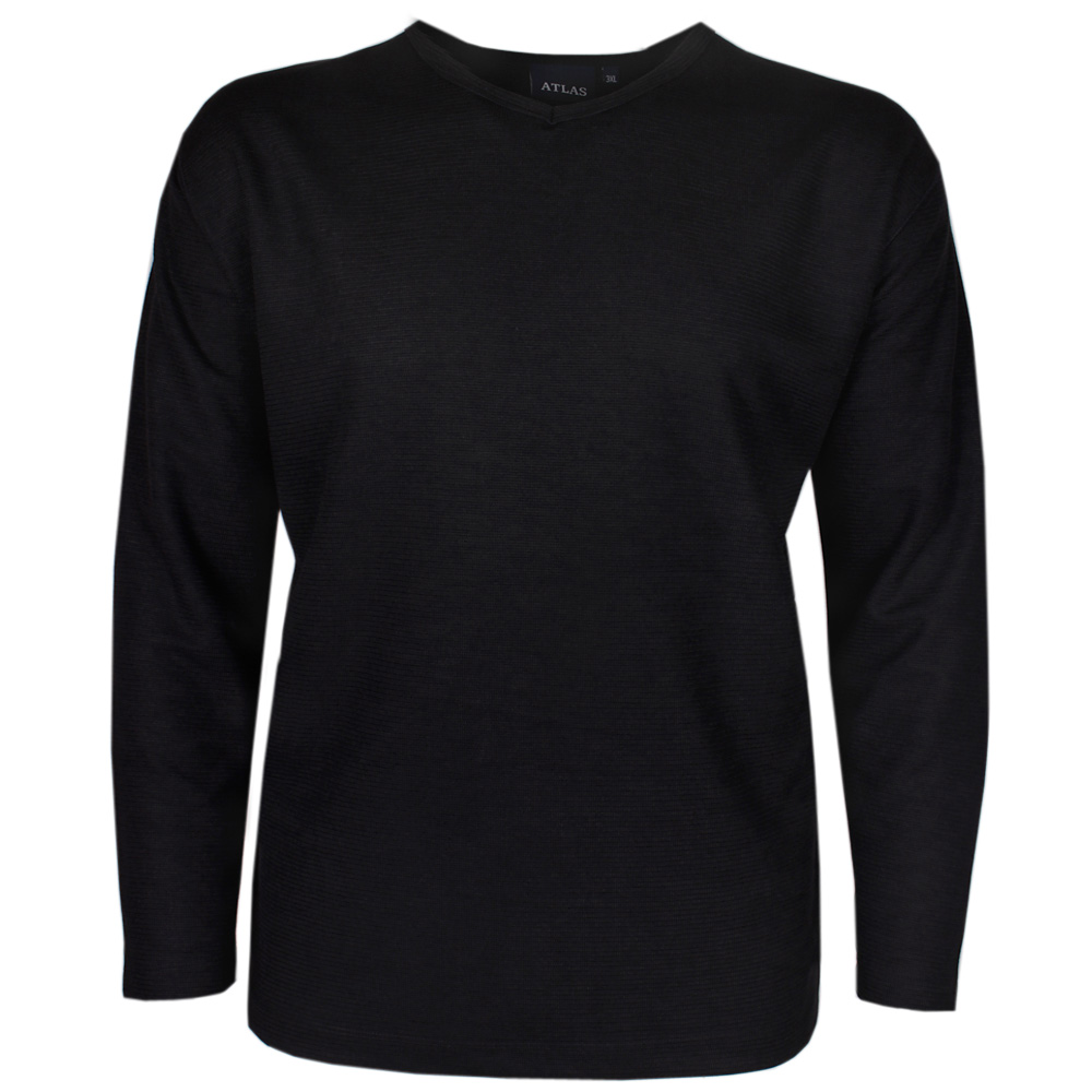 ATLAS V NECK  SWEAT TOP