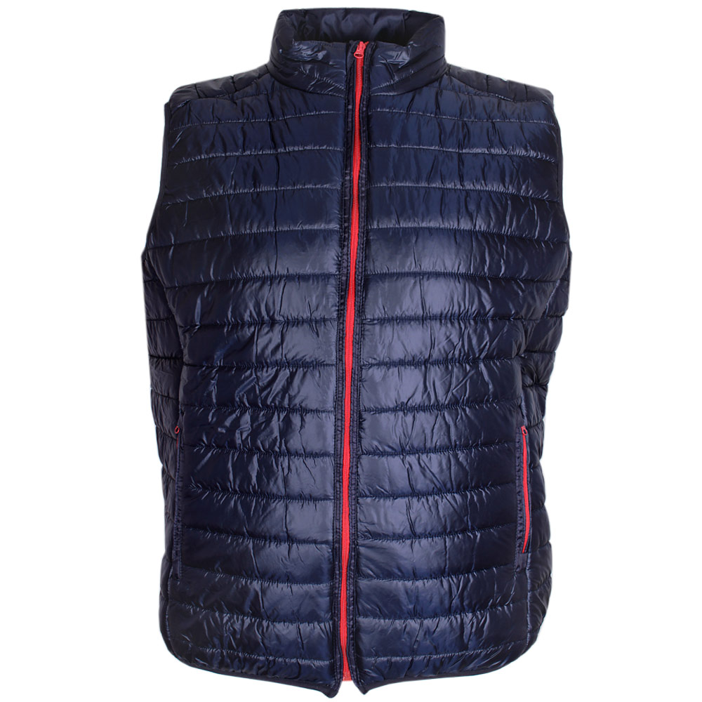 KAM NAVY QUILTED GILLET