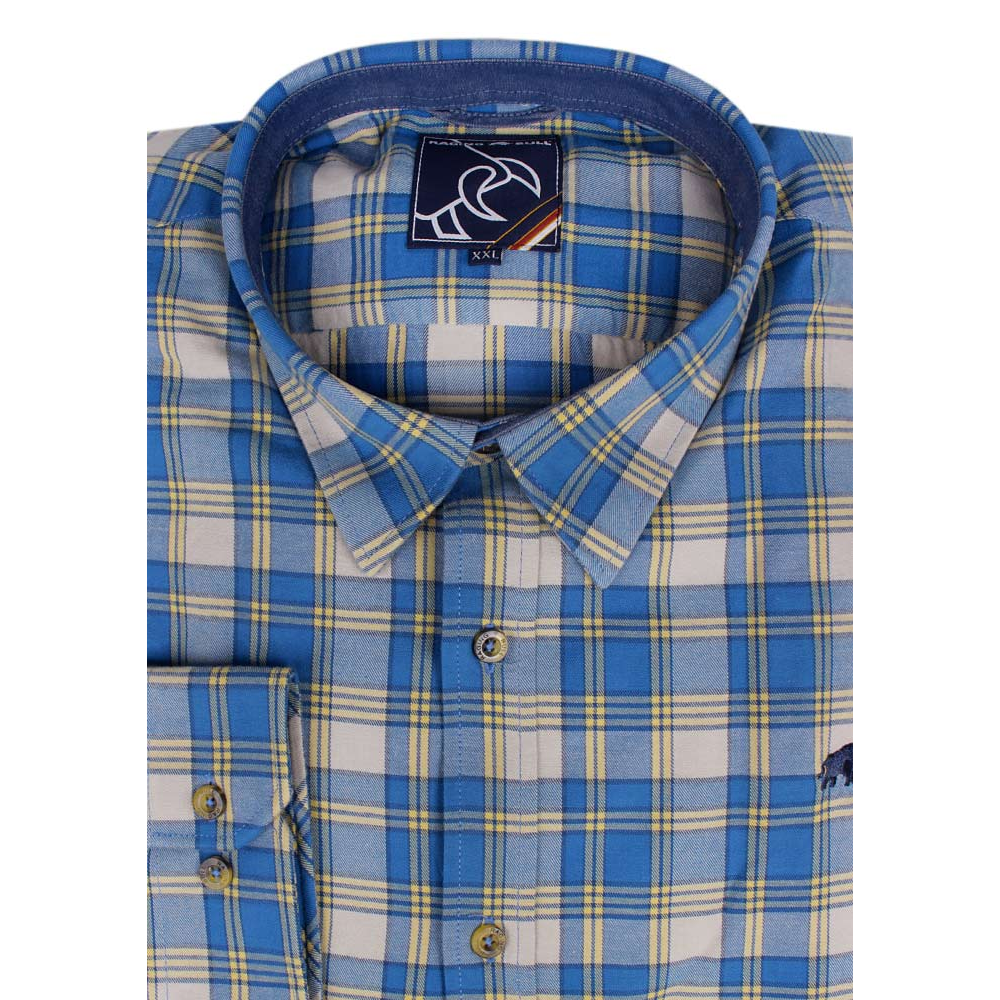 RAGING BULL BRUSHED CHECK  L/S SHIRT