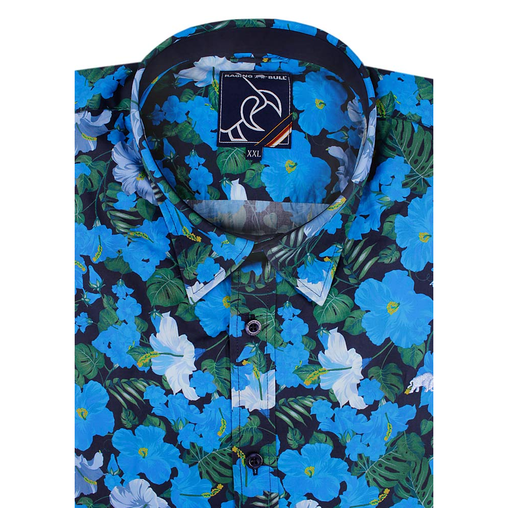 RAGING BULL HAWAIIAN S/S SHIRT