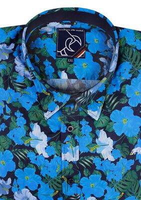 RAGING BULL HAWAIIAN S/S SHIRT-sale clearance-KINGSIZE BIG & TALL