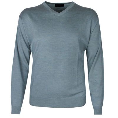 ANSETT MERINO V NECK PULLOVER-new arrivals-KINGSIZE BIG & TALL