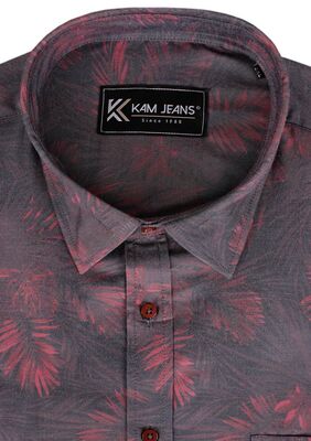 KAM FLORAL S/S SHIRT -sale clearance-KINGSIZE BIG & TALL