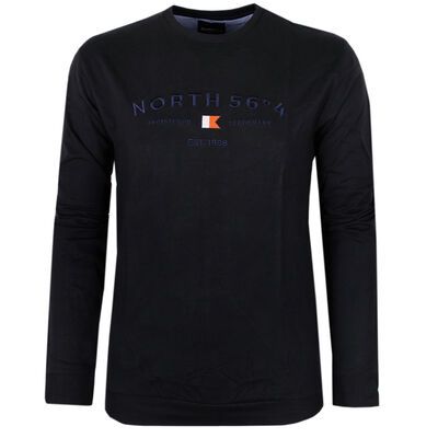 NORTH 56° TALL EMBROID SWEAT TOP-tall range-KINGSIZE BIG & TALL