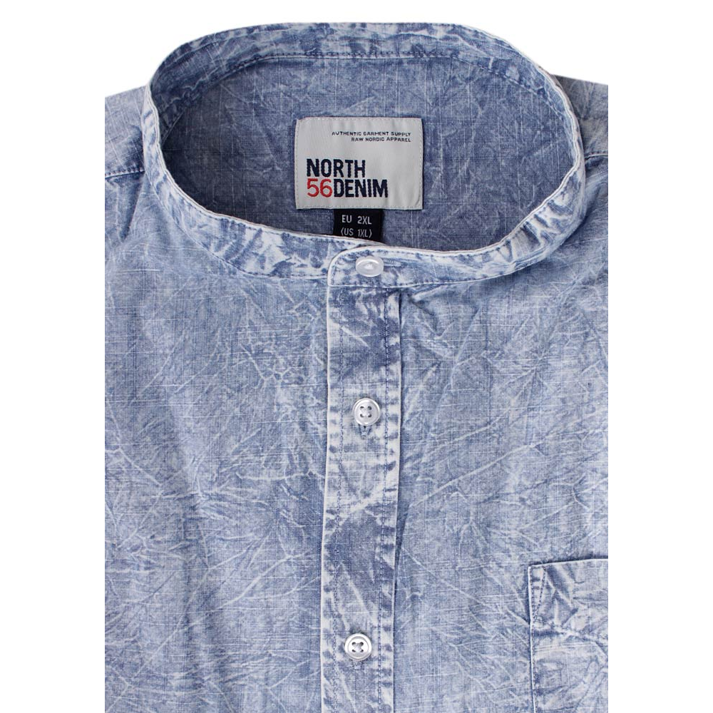 NORTH 56° DENIM WASHED S/S SHIRT 