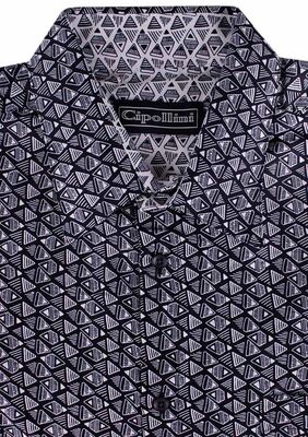 CIPOLLINI TRIANGLE S/S SHIRT -sale clearance-KINGSIZE BIG & TALL