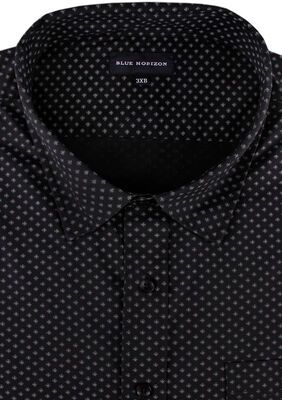 BLUE HORIZON GEOMETRIC S/S SHIRT -sale clearance-KINGSIZE BIG & TALL