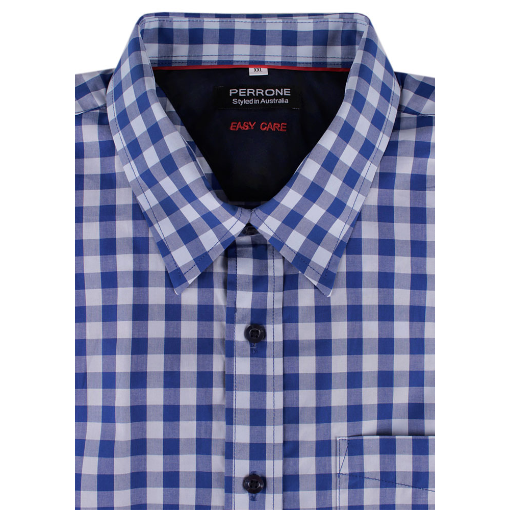 PERRONE TONAL CHECK S/S SHIRT 