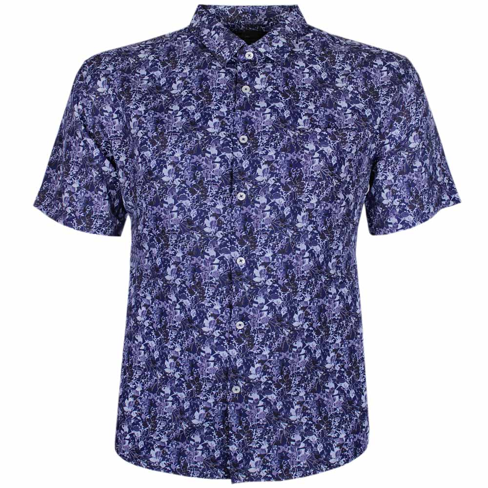 MAURIO FLORAL LEAF S/S SHIRT