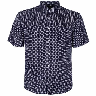 MAURIO COMPASS STAR S/S SHIRT-sale clearance-KINGSIZE BIG & TALL