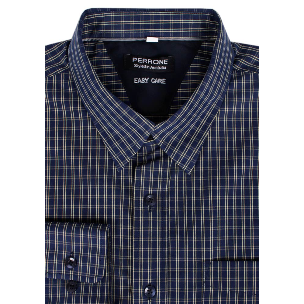 PERRONE DOUBLE CHECK L/S SHIRT 