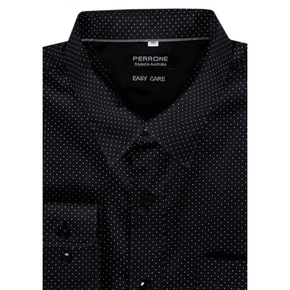 PERRONE POLKA DOT L/S SHIRT 