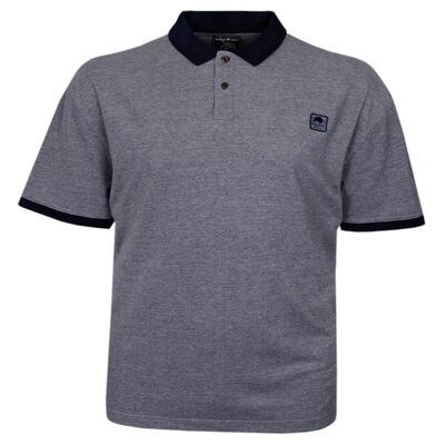 RAGING BULL BIRDSEYE BADGE POLO-polos-KINGSIZE BIG & TALL