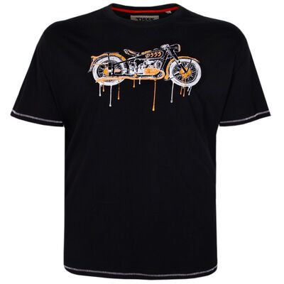 DUKE ROCHESTER BIKE DRIP T-SHIRT -tshirts & tank tops-KINGSIZE BIG & TALL