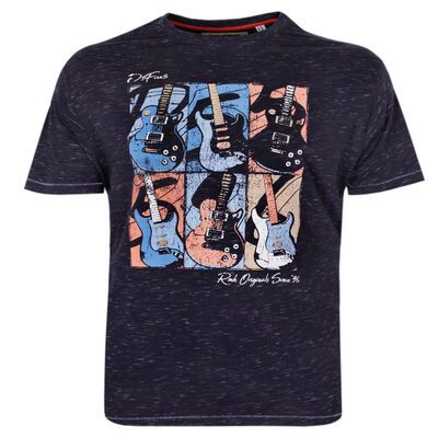 DUKE WARNER GUITAR T-SHIRT -tshirts & tank tops-KINGSIZE BIG & TALL