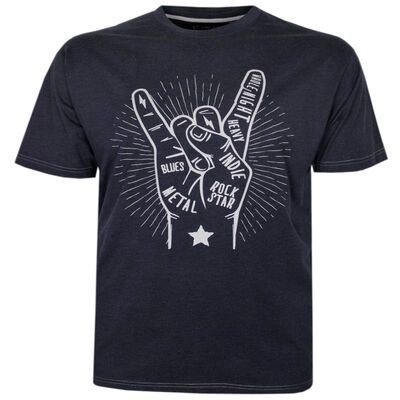 KAM INDIE ROCKSTAR T-SHIRT -tshirts & tank tops-KINGSIZE BIG & TALL