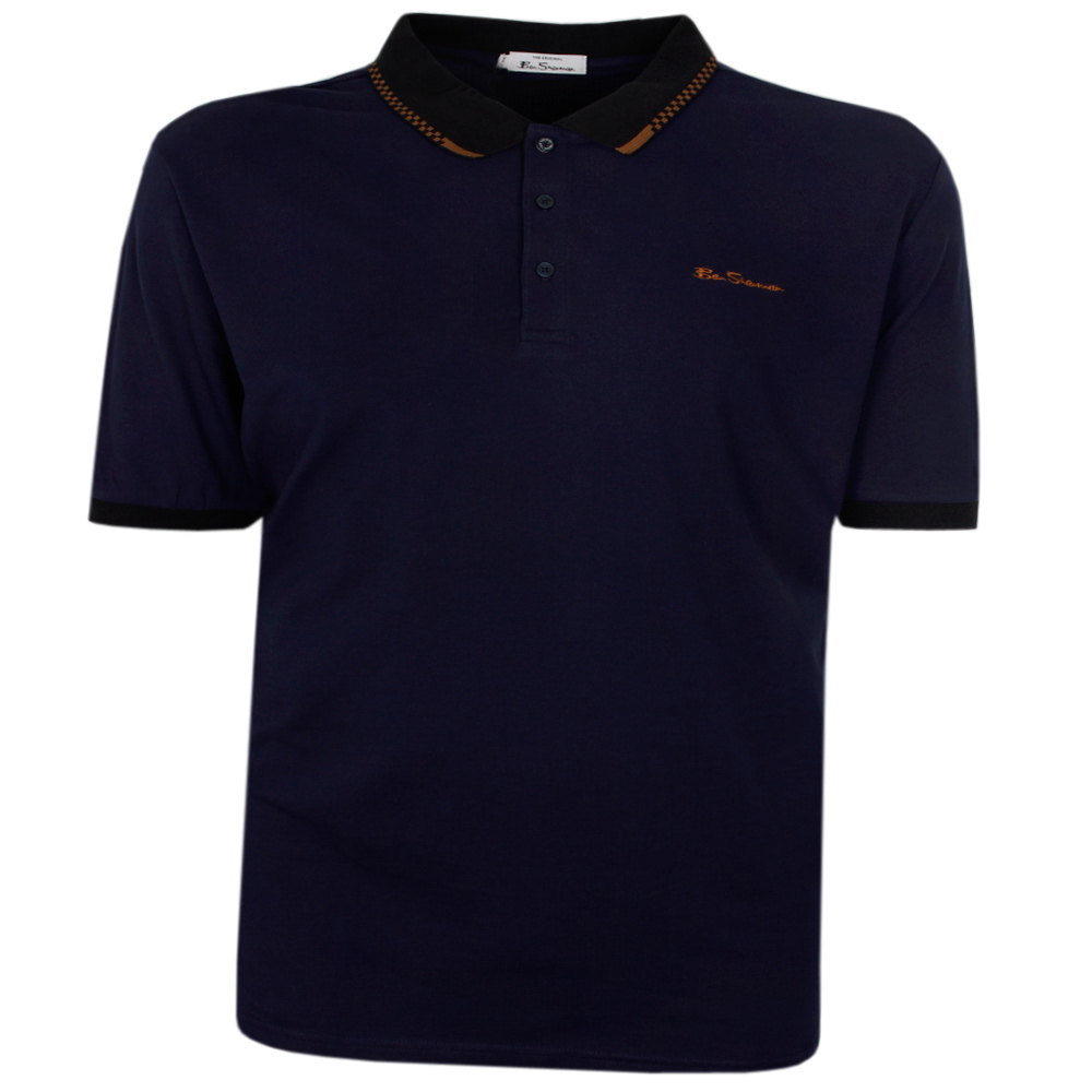 BEN SHERMAN COLLAR INTEREST POLO