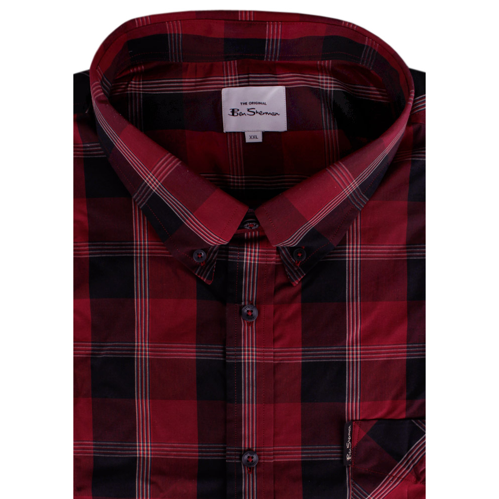 BEN SHERMAN PLAID FAME S/S SHIRT 