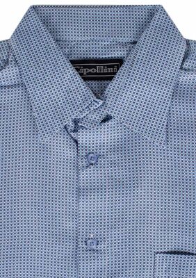 CIPOLLINI MICRO DOT S/S SHIRT -shirts casual & business-KINGSIZE BIG & TALL