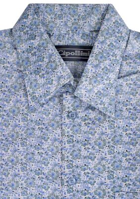 CIPOLLINI FLOWER S/S SHIRT -shirts casual & business-KINGSIZE BIG & TALL