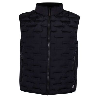 CASA MODA TEXTURED  PUFFER VEST-fleecy tops & hoodies-KINGSIZE BIG & TALL