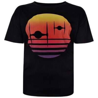 BRONCO TIE FIGHTER T-SHIRT-tshirts & tank tops-KINGSIZE BIG & TALL