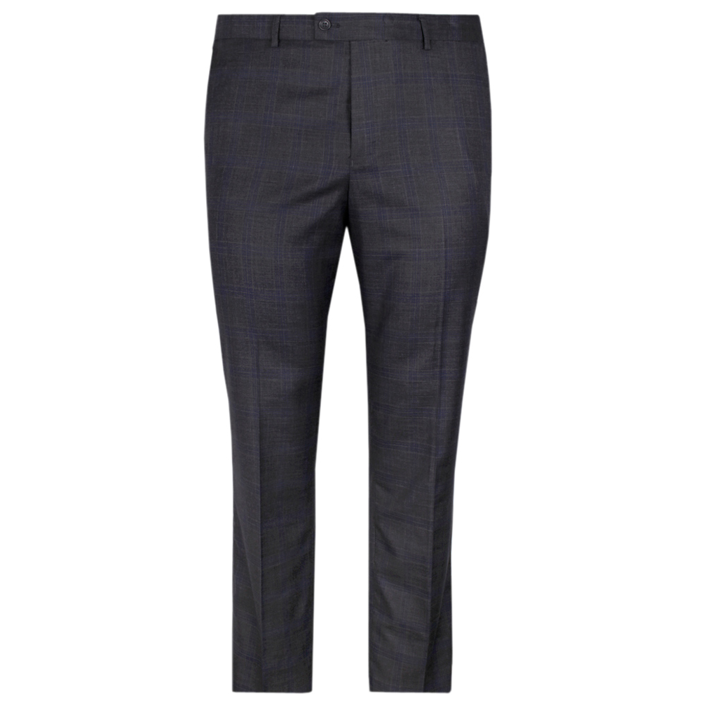 OLIVER 28902 BLUE CHECK TROUSER