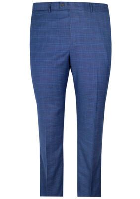 OLIVER 27901 SELF CHECK TROUSER-tall range-KINGSIZE BIG & TALL