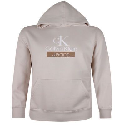 CALVIN KLEIN ARCHIVAL HOODY-fleecy tops & hoodies-KINGSIZE BIG & TALL