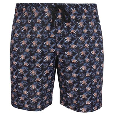 NORTH 56° CONTRAST LEAF BOARDSHORT-swimwear-KINGSIZE BIG & TALL