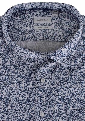 BACKBAY 204 PALM S/S SHIRT-shirts casual & business-KINGSIZE BIG & TALL