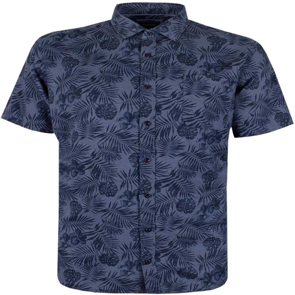 GAZMAN LINEN HAWAIIAN S/S SHIRT