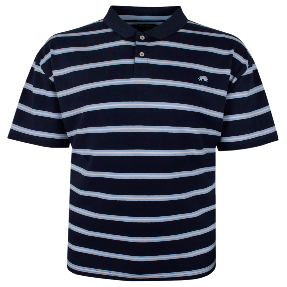 RAGING BULL TRIO STRIPE POLO