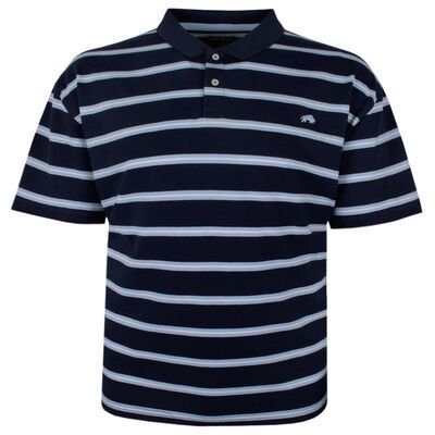 RAGING BULL TRIO STRIPE POLO-polos-KINGSIZE BIG & TALL