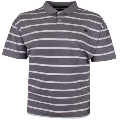 RAGING BULL DETAIL STRIPE POLO-polos-KINGSIZE BIG & TALL