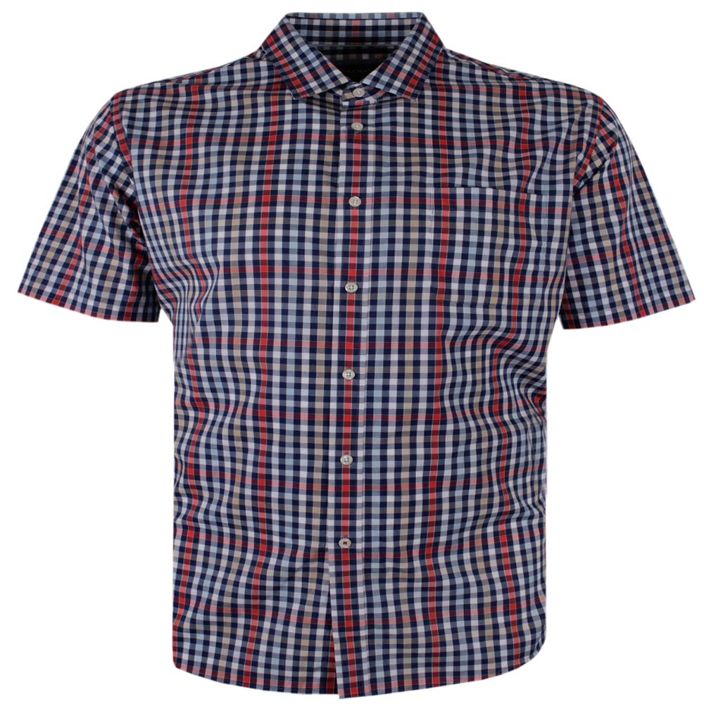 GAZMAN MULTI GINGHAM CHECK S/S SHIRT